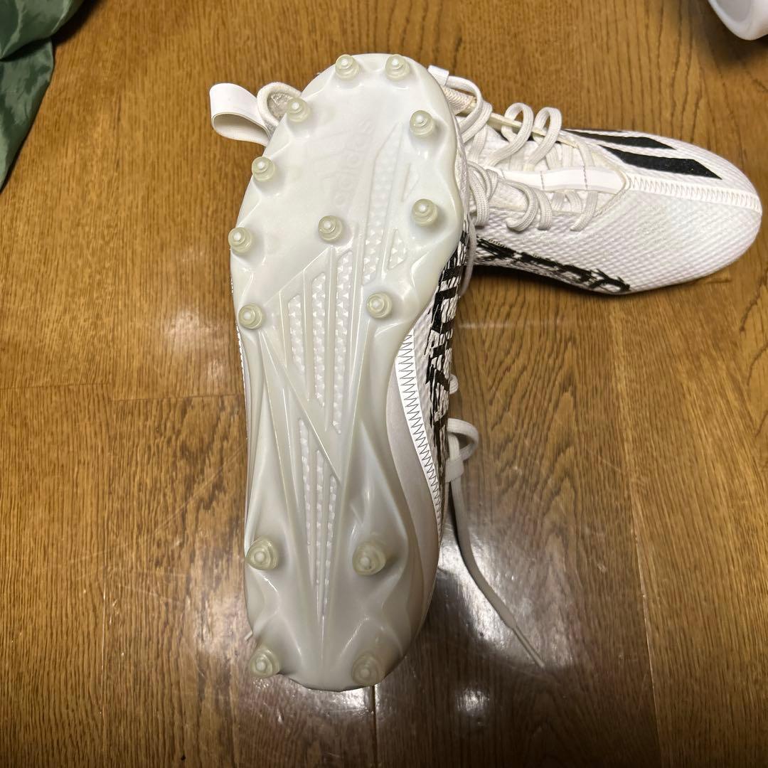 adidas アメリカンフットボール スパイク ホワイト/ブラック