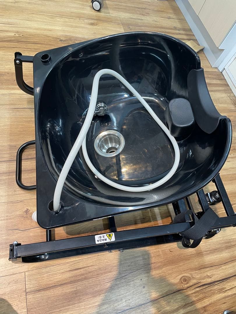 【取りに来れる方限定】移動式シャンプー台　バックシャンプーチェア付き　訪問美容