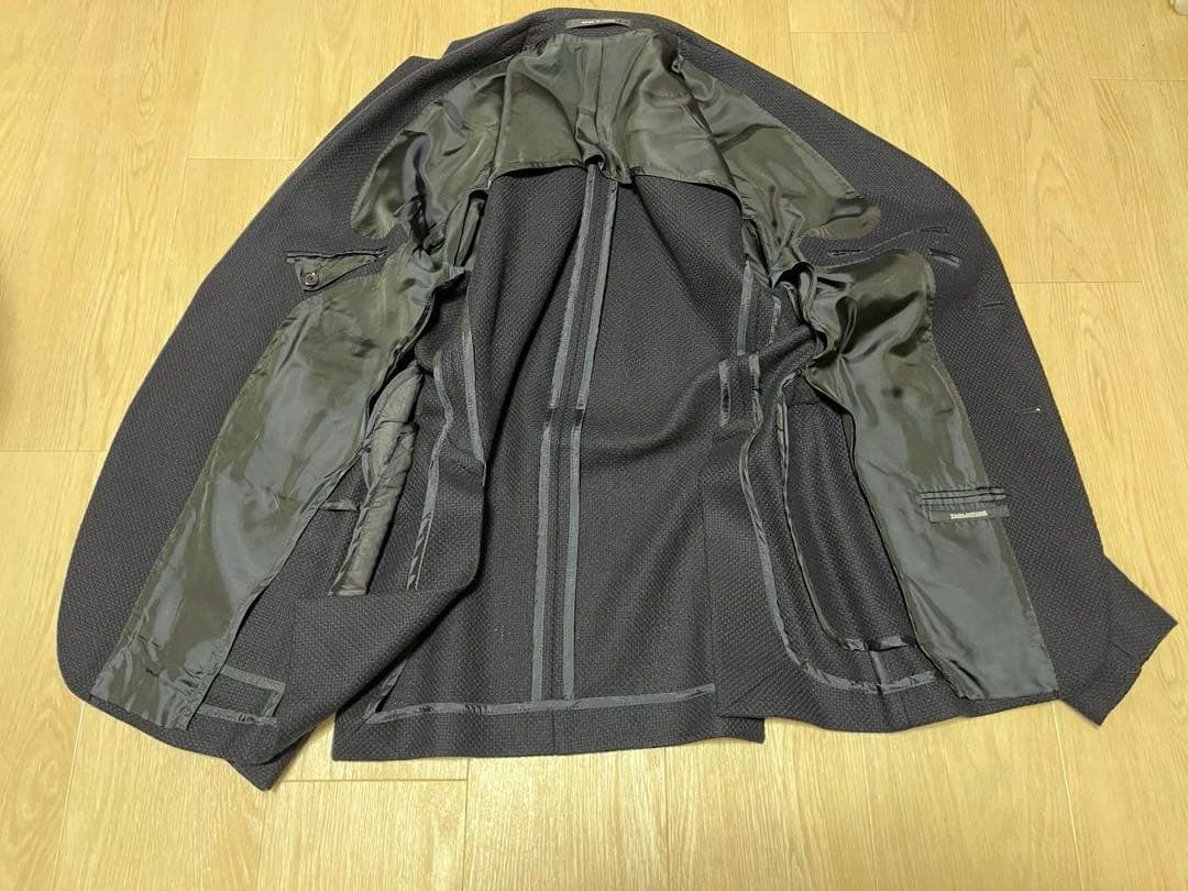 TAGLIATORE 2釦シングルアンコンジャケット ネイビー サイズ48/7R