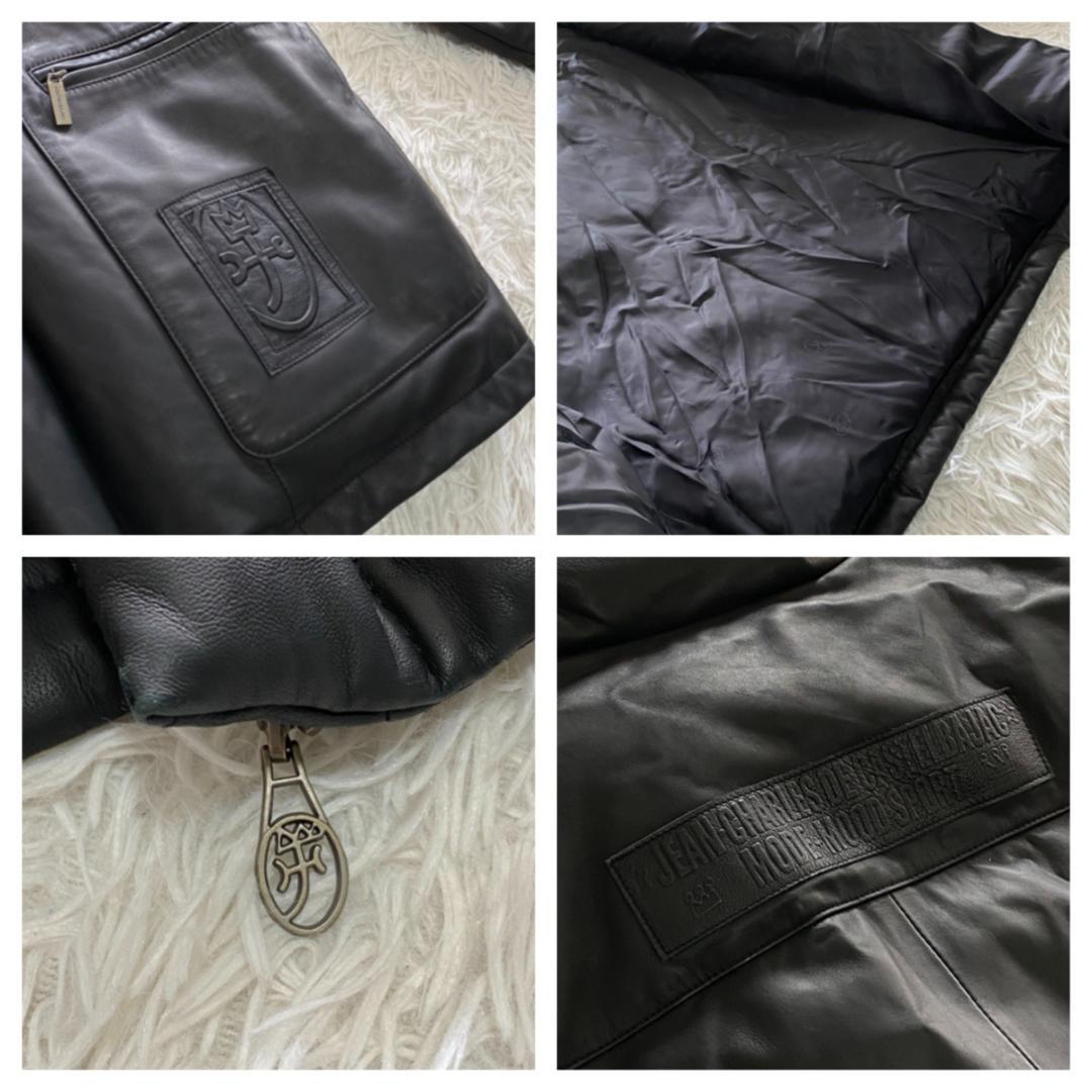 CASTELBAJAC/カステルバジャック【XL】レザージャケット ダウン