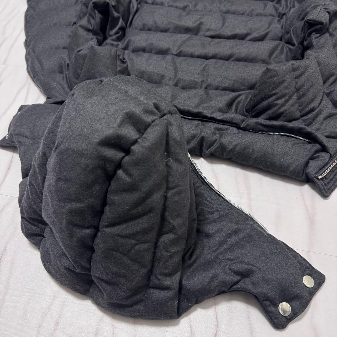 美品✨Lサイズ TATRAS 高級Rライン LEONARDO ダウンベストグレー