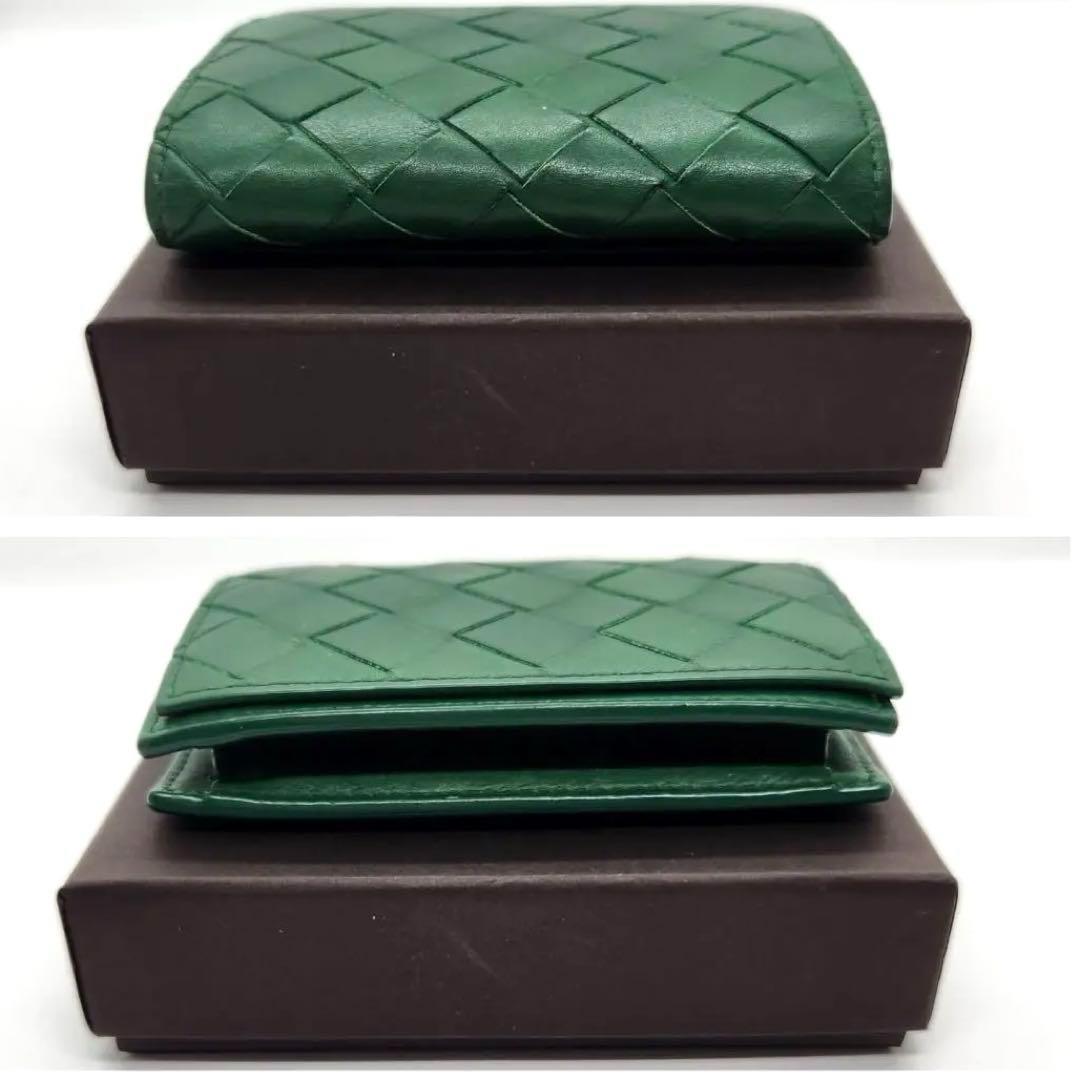 極美品 ボッテガヴェネタ イントレチャート マキシ カードケース 名刺入れ