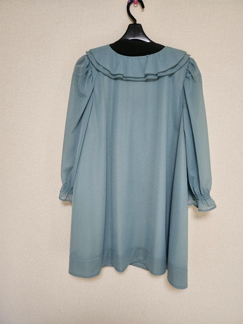 定価￥23,100円・ローズティアラ春物新作（脇下身幅64cm）ブルーグリーン