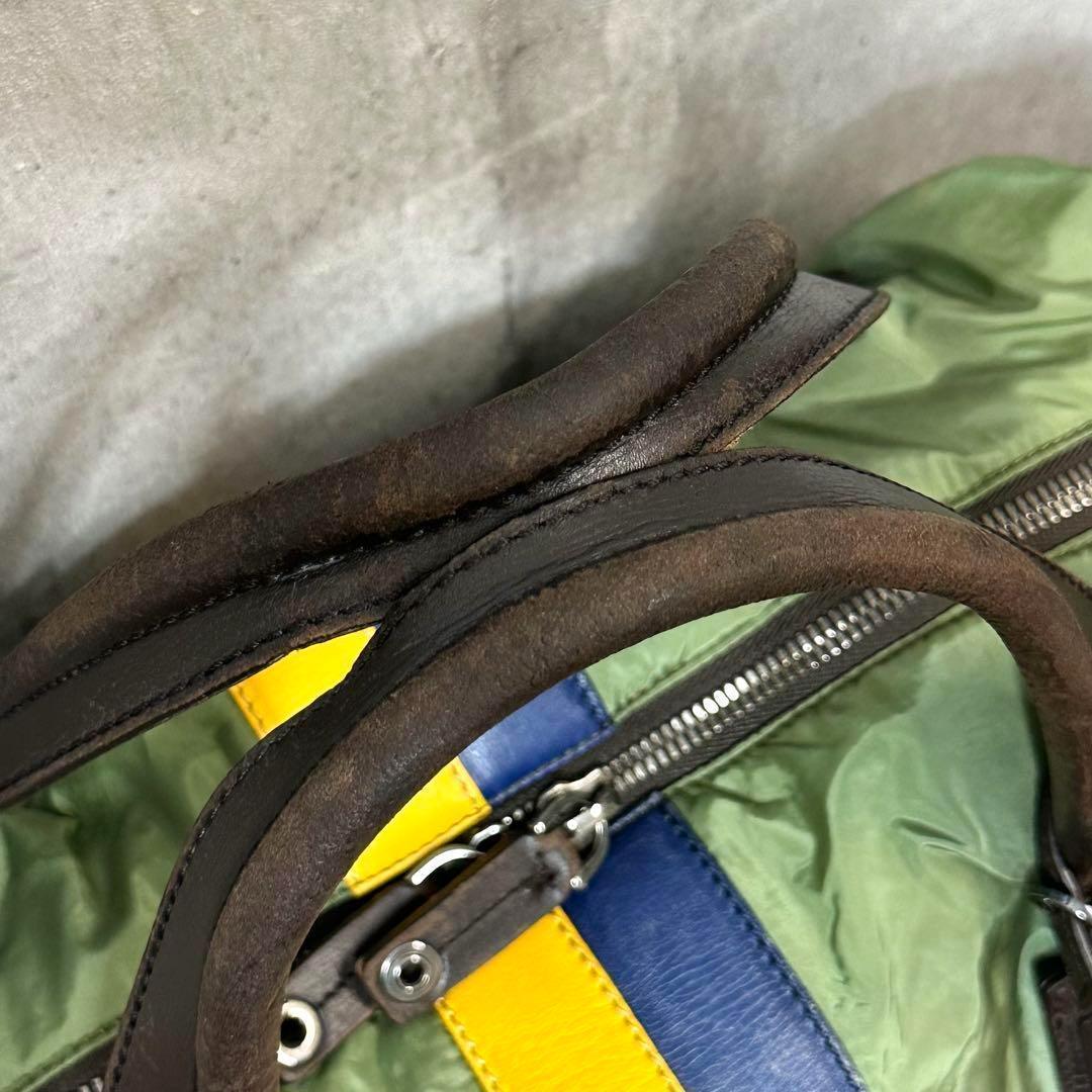 ★洒脱×軽快★ TOD’S ナイロン×レザー 2wayビッグボストンバッグ