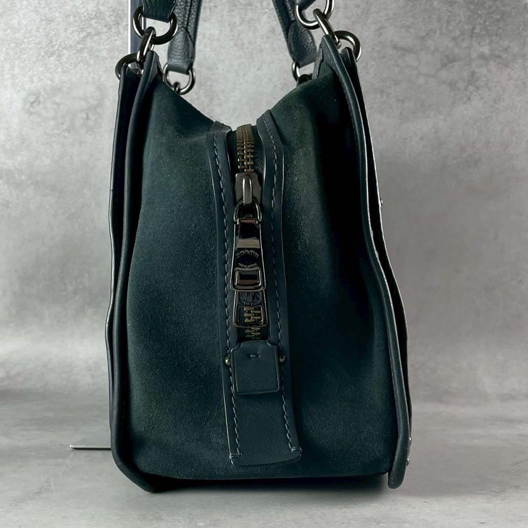 ✨美品✨コーチ　ドリーマー　ハンドバッグ　2way 斜めかけ　C金具　レザー　緑