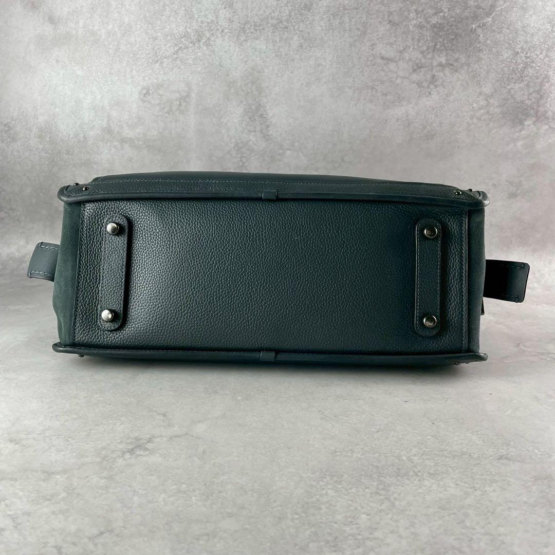 ✨美品✨コーチ　ドリーマー　ハンドバッグ　2way 斜めかけ　C金具　レザー　緑