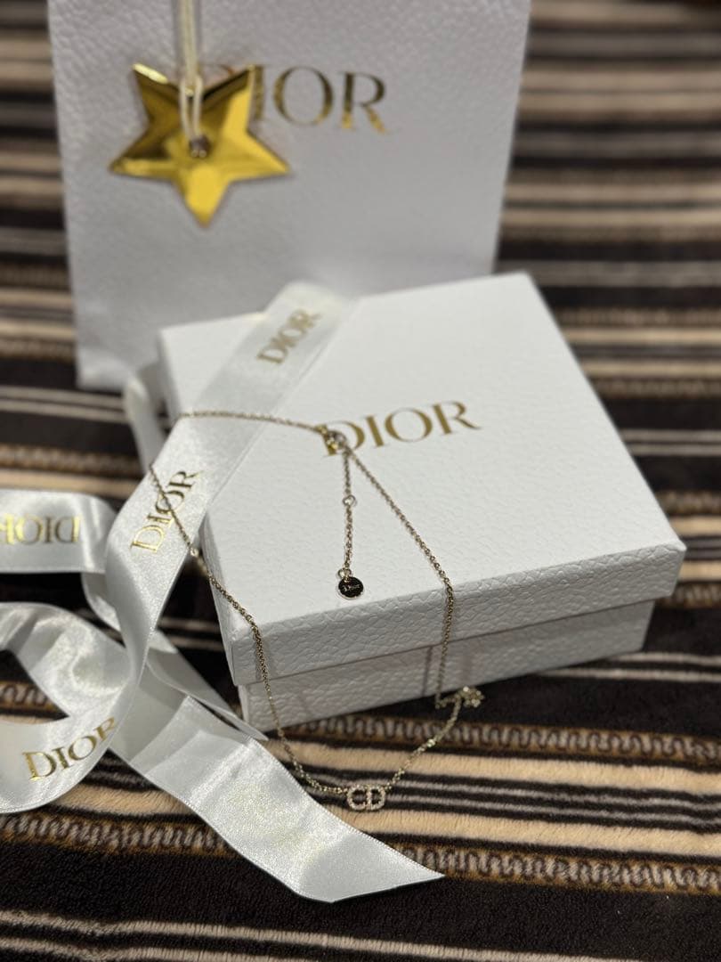 Dior Clair D Lune ネックレス　ゴールド