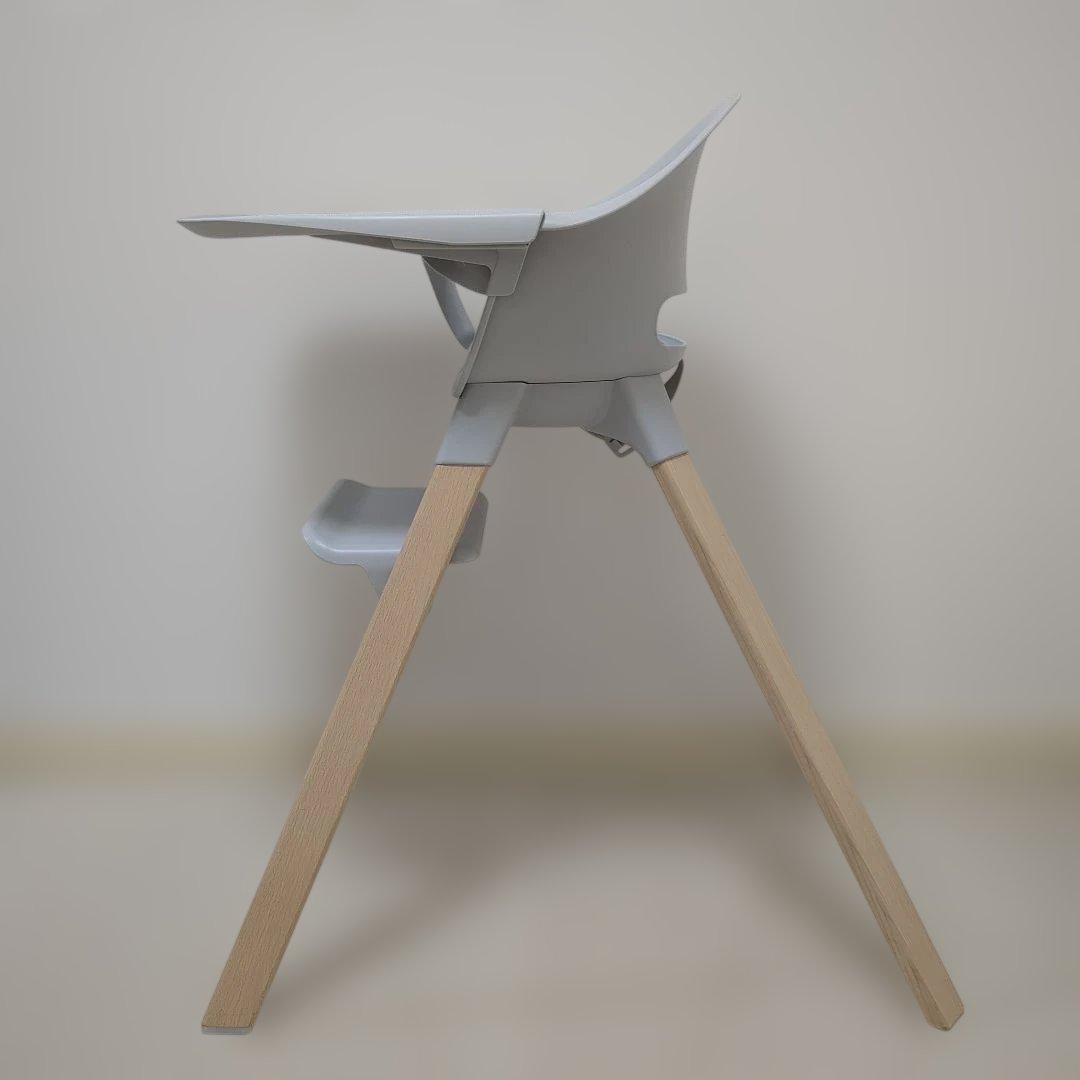 STOKKE　クリック　ハイチェア　グレー　ベビーチェア　簡単組み立て