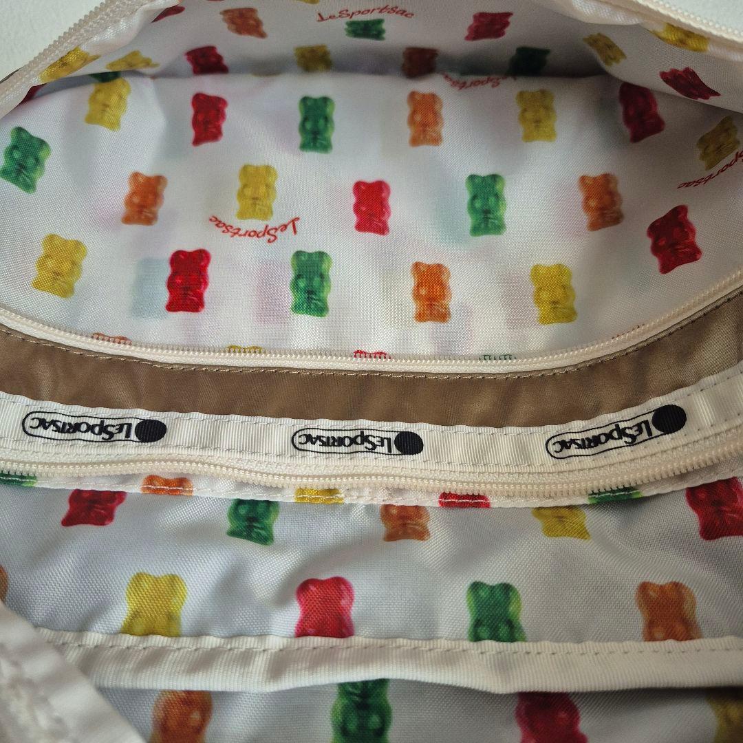 未使用級✨LeSportsac×HARIBO コラボ ゴールドボディバッグ