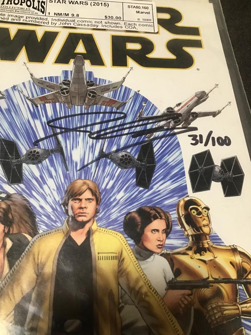 スターウォーズ (2015) #1 作家サイン入/JasonAaron　アメコミ
