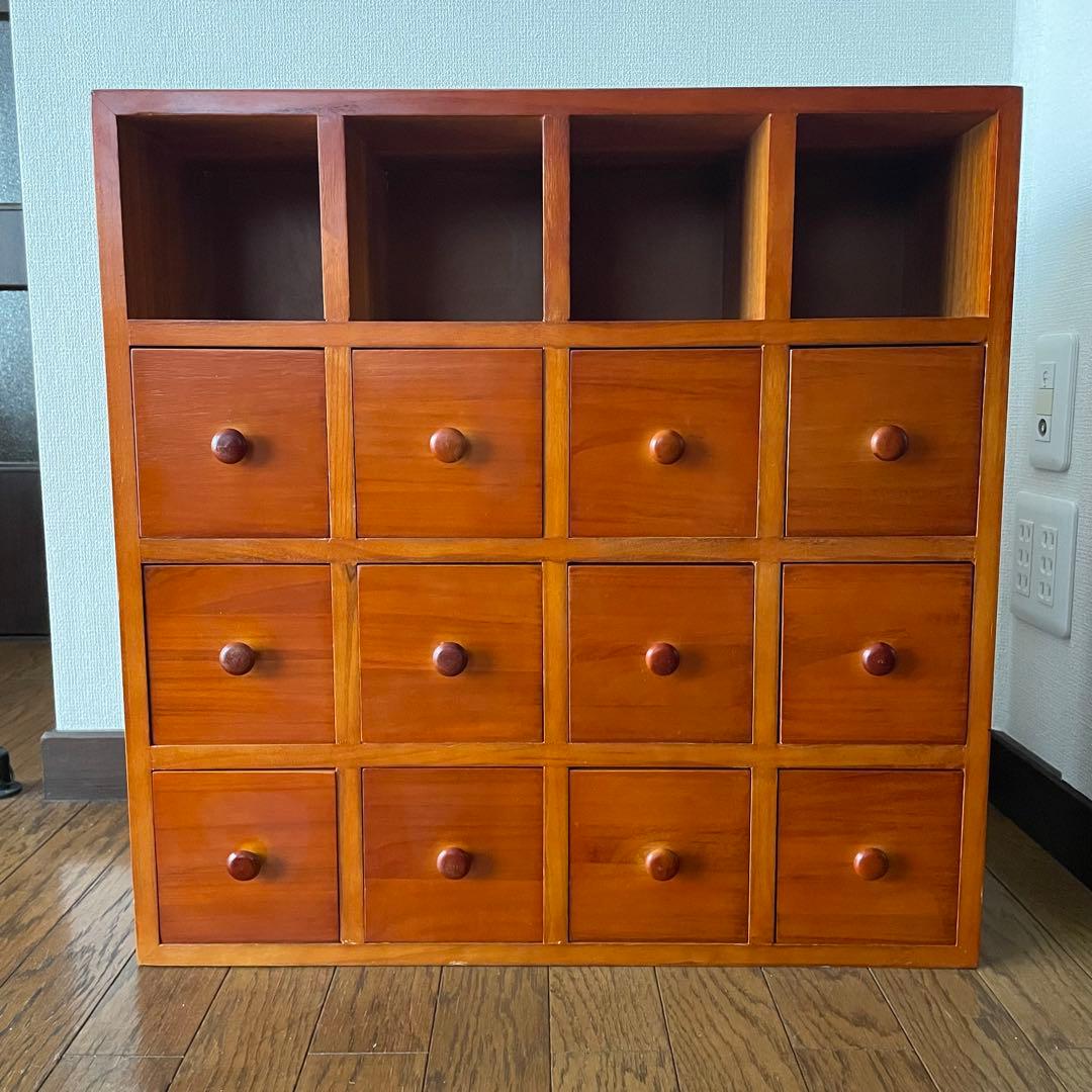 木製　チェスト　完成品　小物入れ　キャビネット　引出し　タンス　収納ボックス