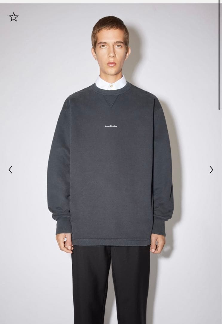 Y*s様 acne studios ロゴスウェット　ブラック