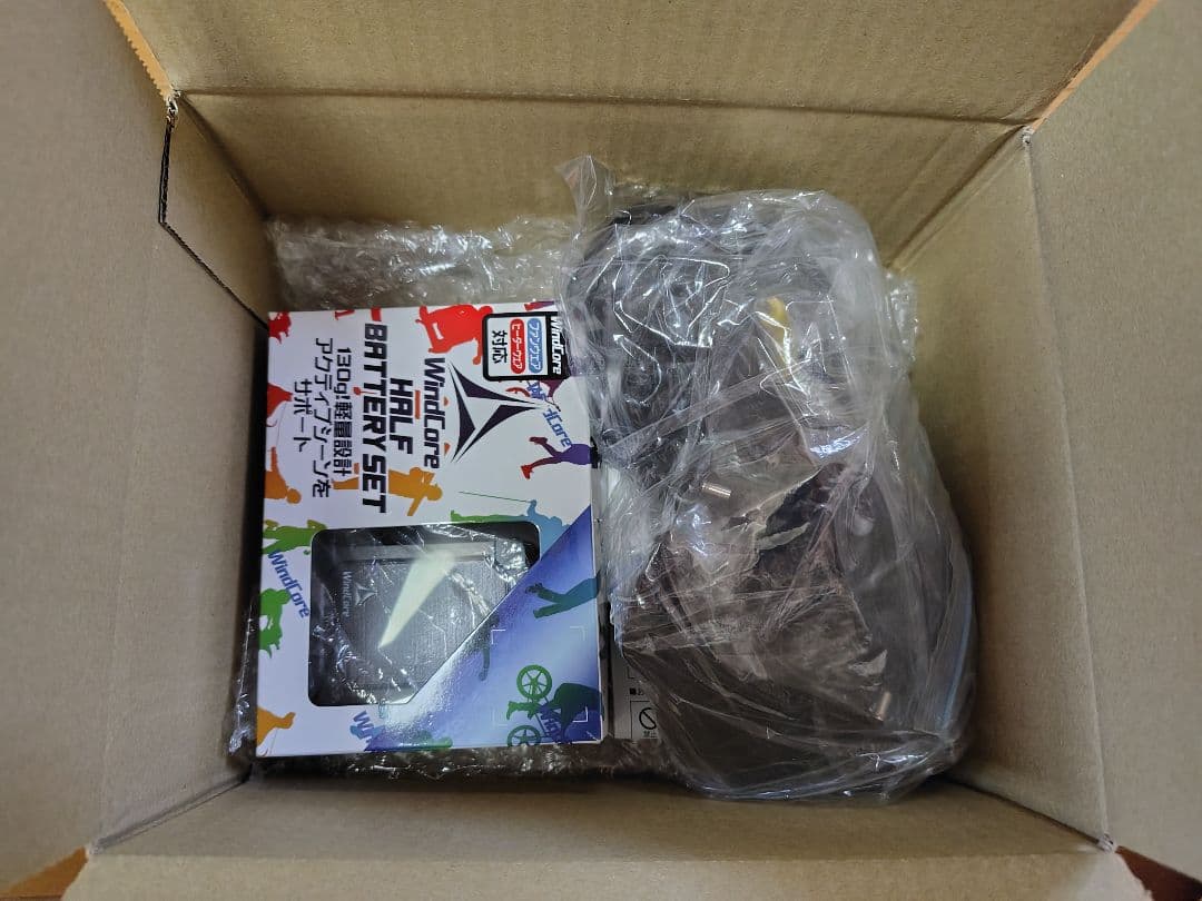 美品　ワークマン　WindCore 空調服　バッテリー　ファンセット　WZ