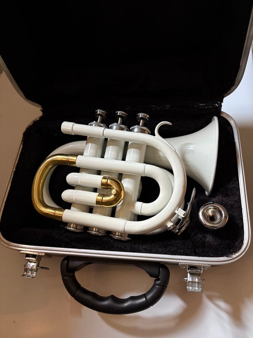 ポケットトランペット　ホワイト 本体