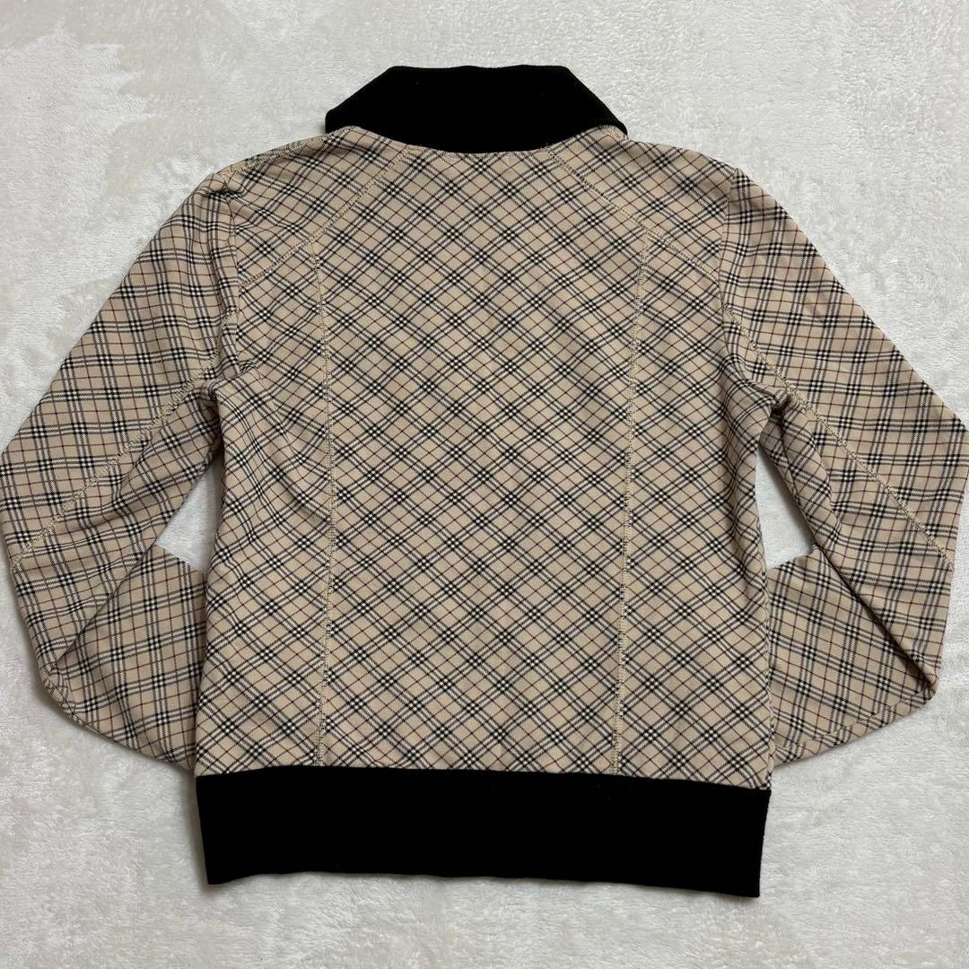 美品✨ バーバリーブルーレーベル ノバチェック トラックジャケット 38