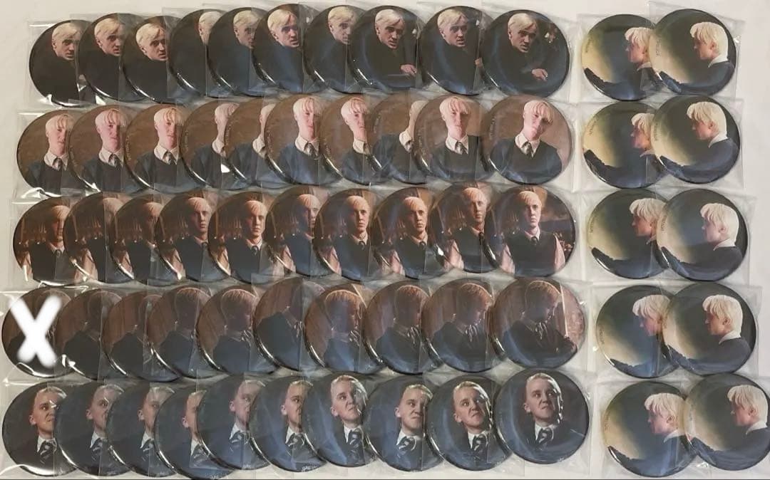 ハリーポッター 缶バッジ ドラコ 59点