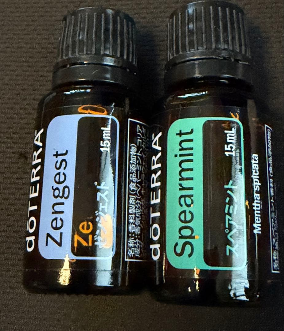 doTERRA Zengest & Spearmint 15mLセット