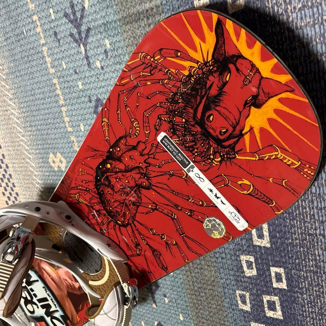 Burton UnInc（アンインク156 バートンバインディング2点セット