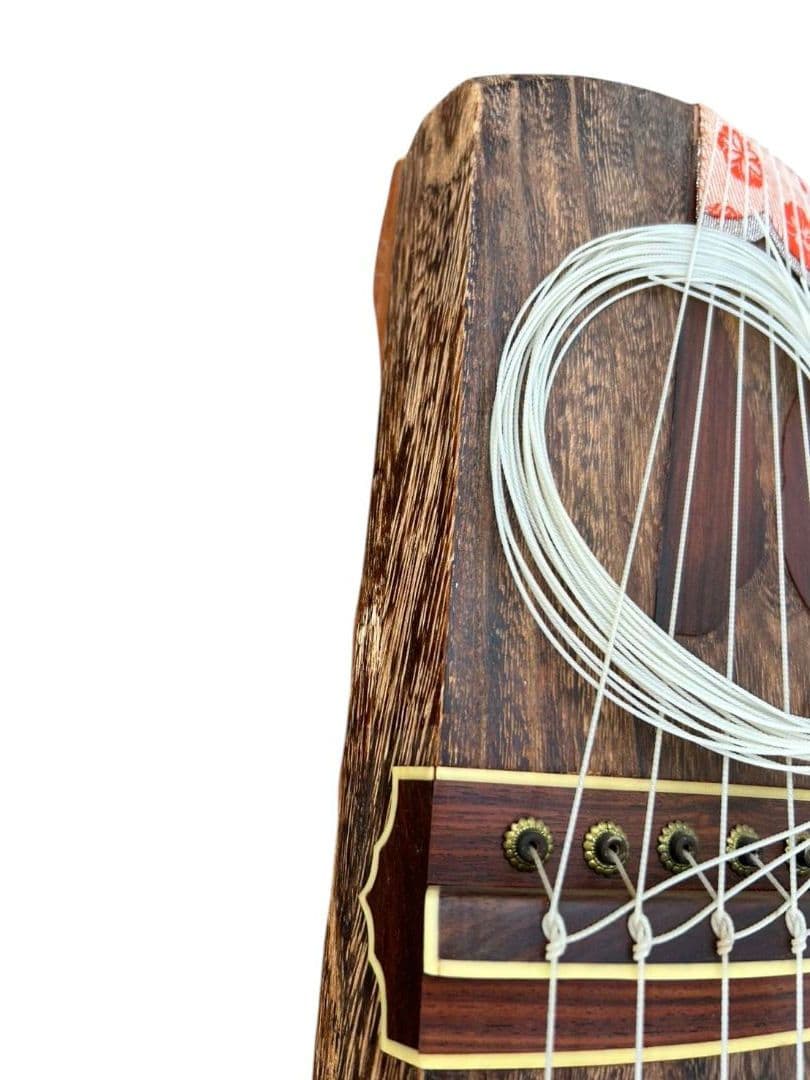 琴 13弦 すだれ彫り 現状品