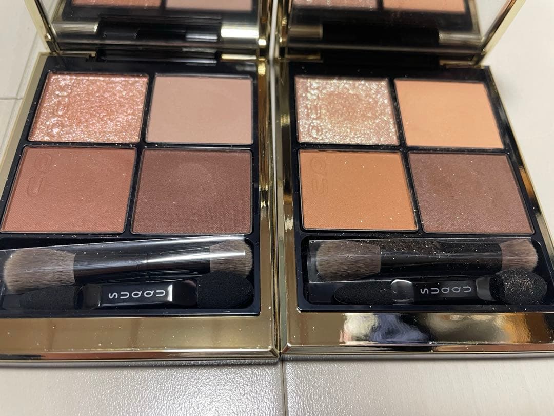 SUQQU アイシャドウパレット S01 とS02