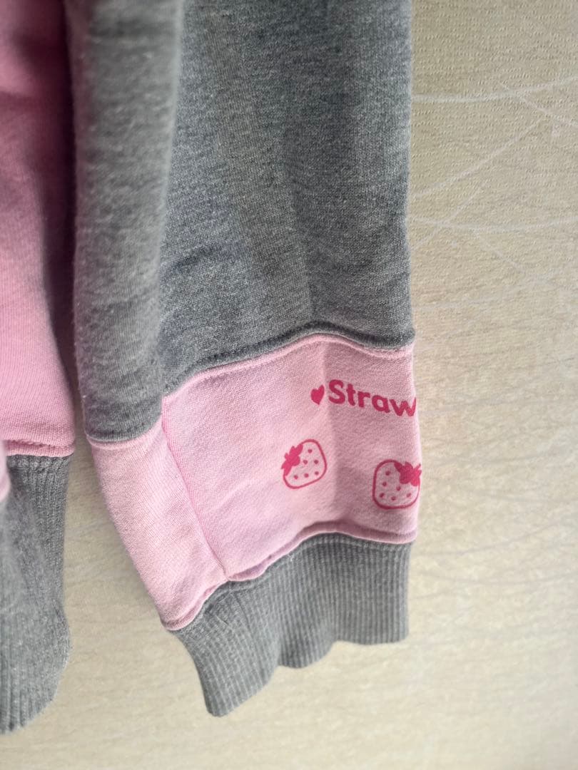 最終お値下 メゾピアノ L 160 ベリエちゃん トレーナー ピンクいちご レア