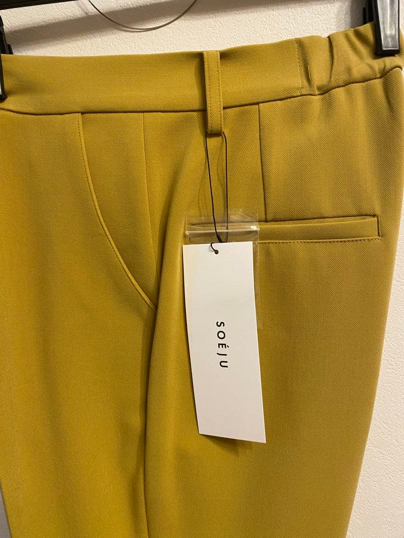 SOEJU ソージュ　ウールライクセンタープレスパンツ Mサイズ