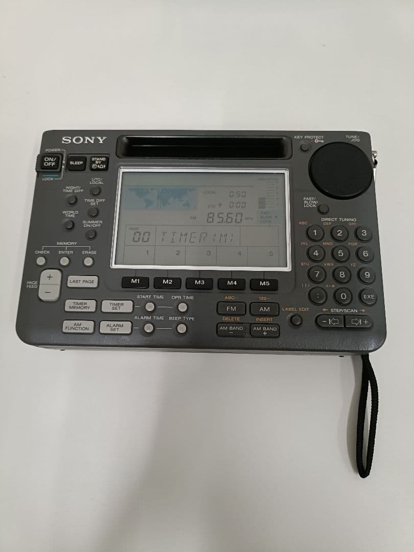 SONY ICF-SW55 高性能ポータブルレシーバー　短波ラジオ　動作確認済み