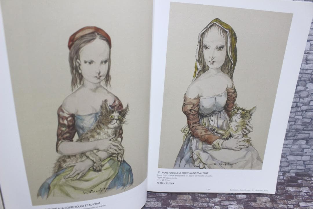 藤田嗣治　君代コレクションオークションカタログ