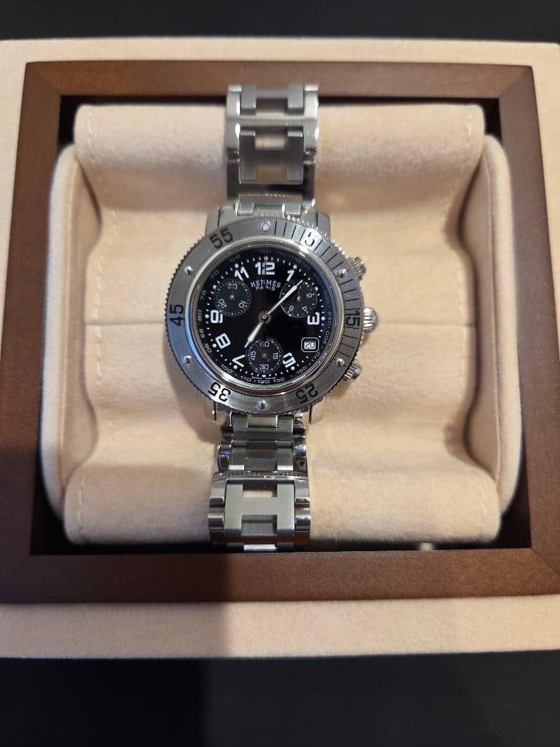 エルメス クリッパー クロノグラフCL2.310.330 / 3841 ブラック