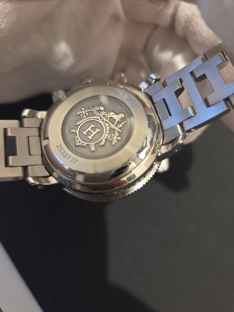 エルメス クリッパー クロノグラフCL2.310.330 / 3841 ブラック