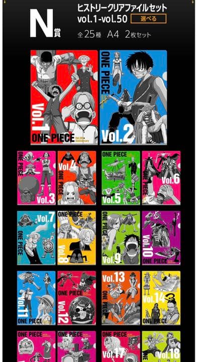 一番くじ ワンピース vol.100 アニバーサリー  ロット　【未開封】