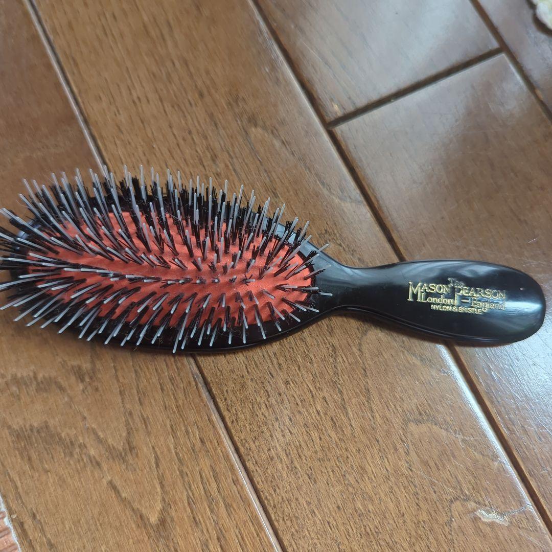 Mason Pearson ヘアブラシ 黒・赤