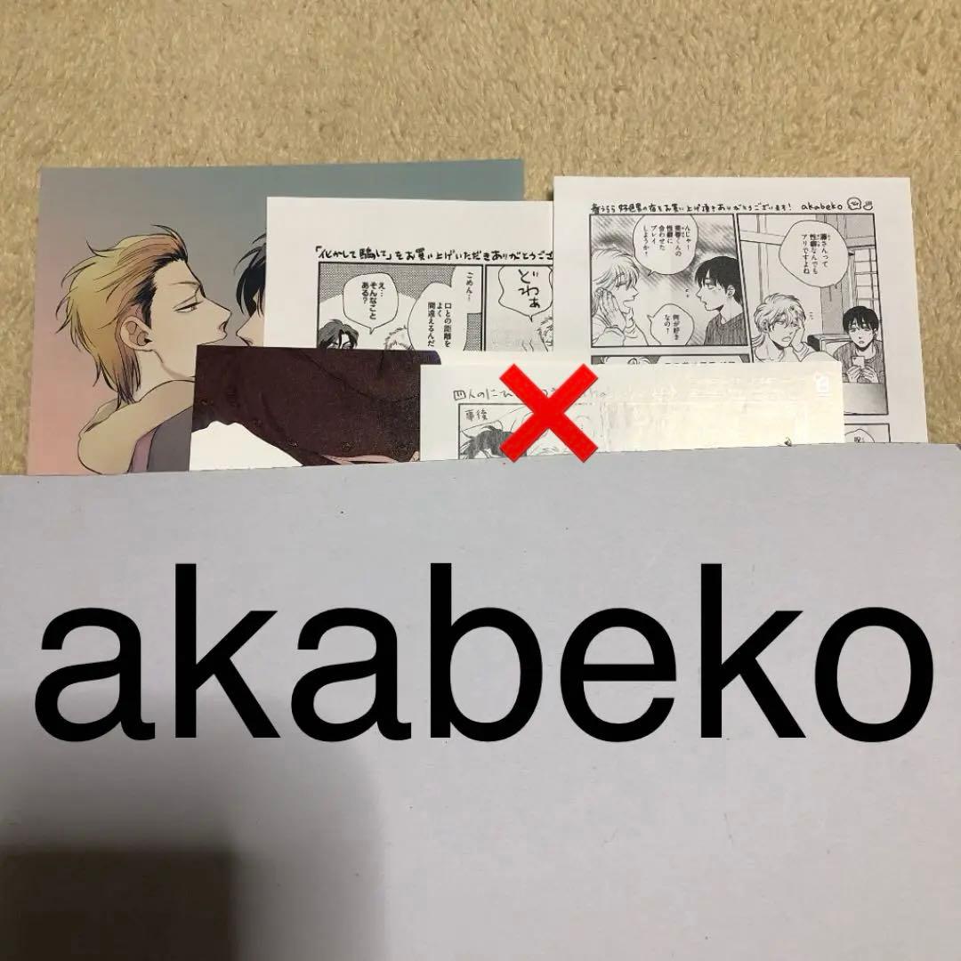 【特典】　akabeko  リーフレット  ペーパー　BL