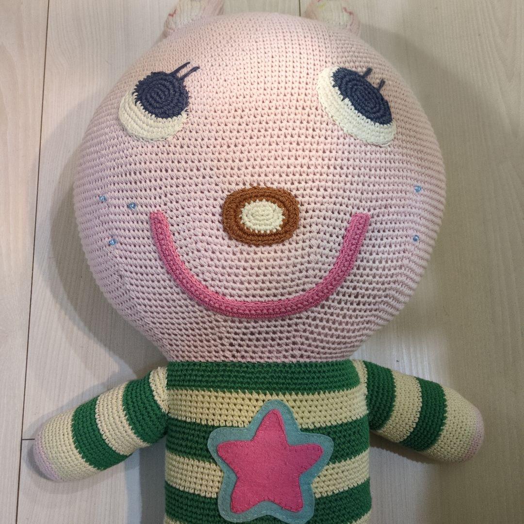 激レア!!公式 エンジェルブルー 田中さん 特大編みぐるみ