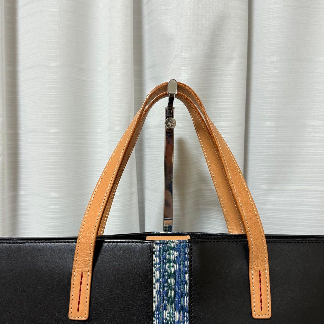 ⭐️未使用⭐️ ソメスサドル　優佳良織　ハンドバッグ　コラボバッグ　レザー　黒