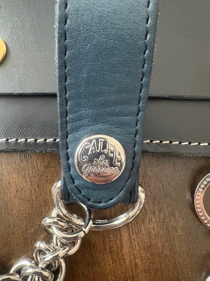 calee レザー ウォレットチェーン　箱あり