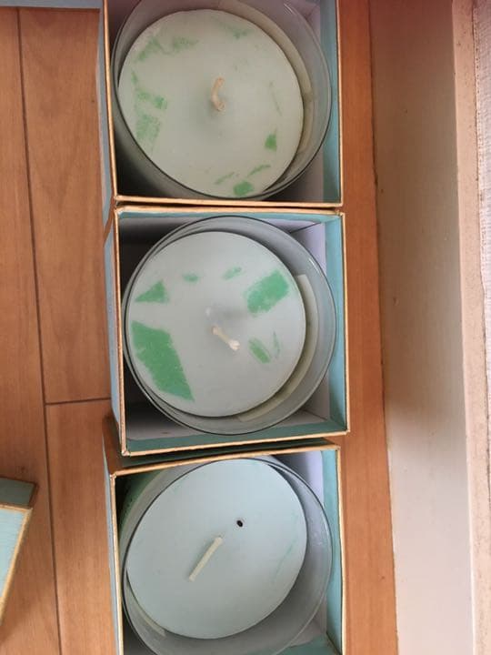 新品＊高級フランス　ventiro キャンドル　3つset  箱ダメージ