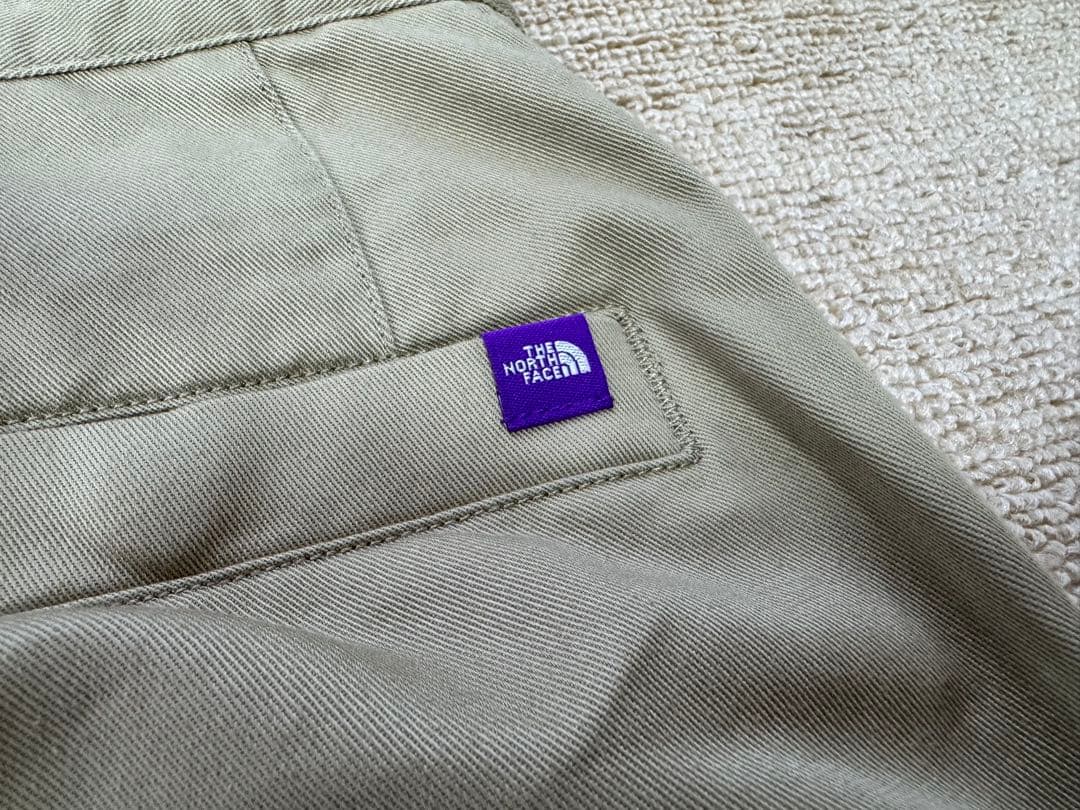 TNFPL チノワイドテーパードパンツ ベージュ 32インチ