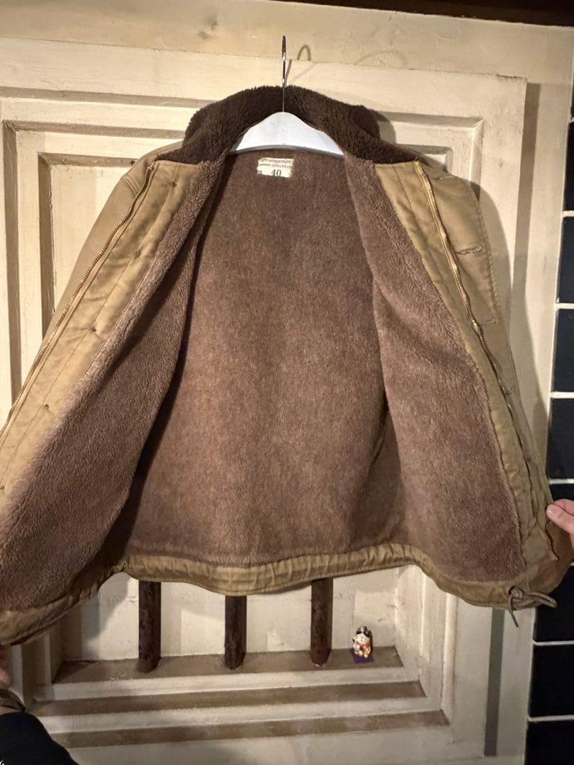 リアルマッコイズ　N1デッキジャケット　アルパカ100% L