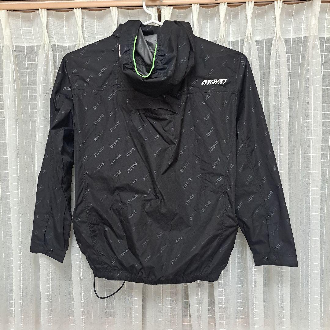 バートル　エアークラフト　サイドファン ブラック　バートルロゴデザイン　空調服