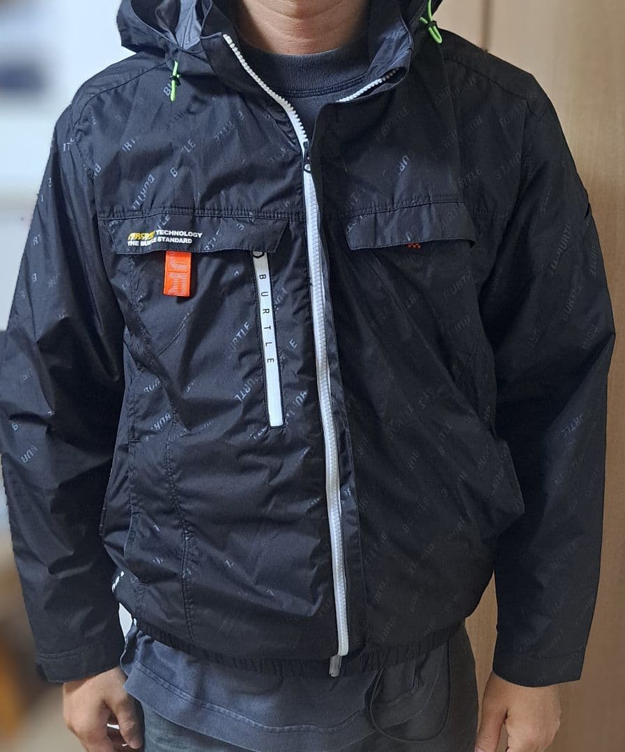 バートル　エアークラフト　サイドファン ブラック　バートルロゴデザイン　空調服