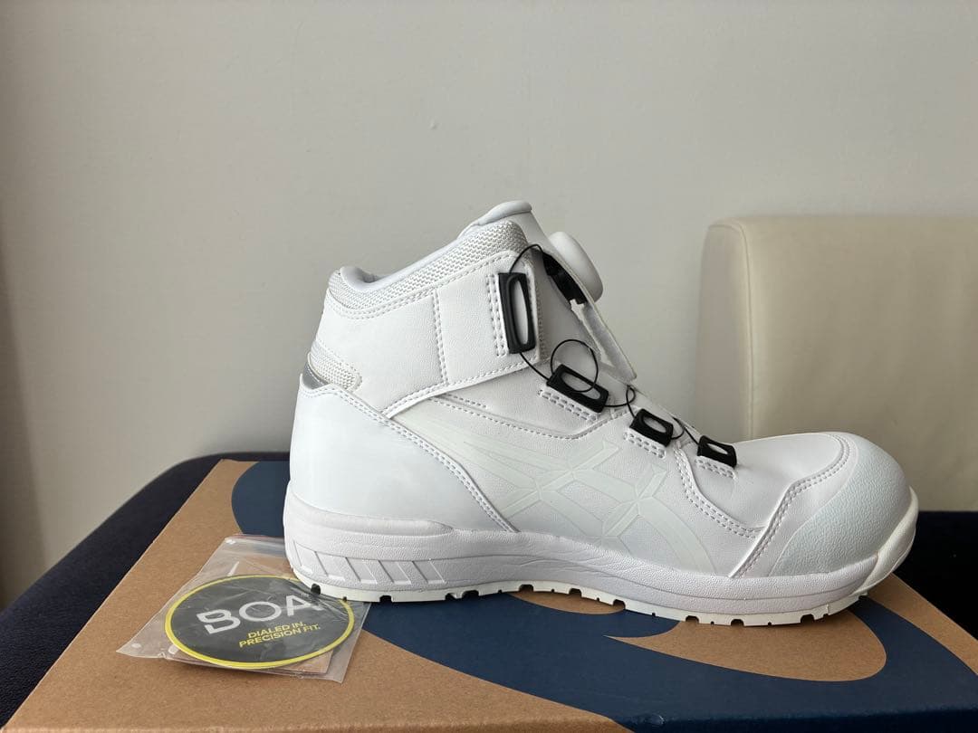 ASICS BOA ホワイト安全靴