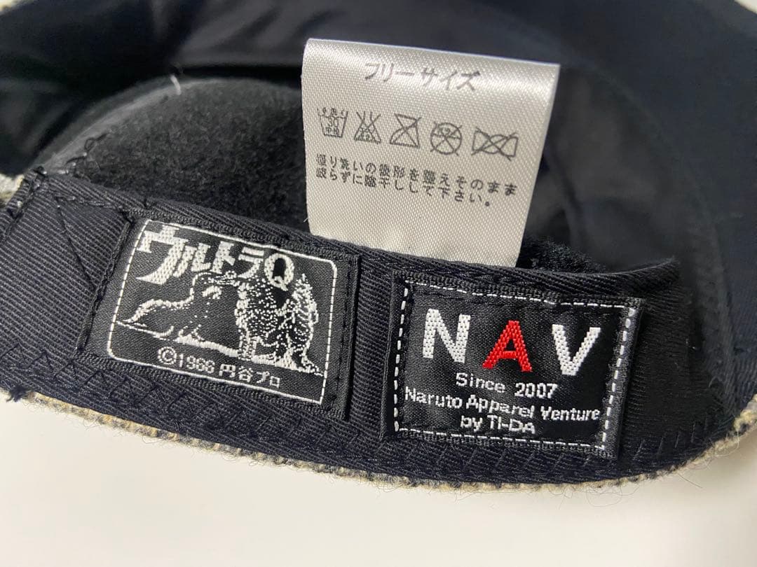 ウルトラＱ×NAV 円谷プロ星川航空　オフィシャルキャップ　帽子　NAV