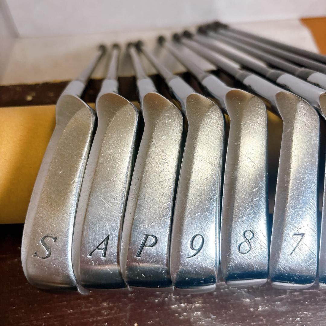 名器 プロギア DATA811 アイアンセット 右打ち 10本 メンズ 三浦技研