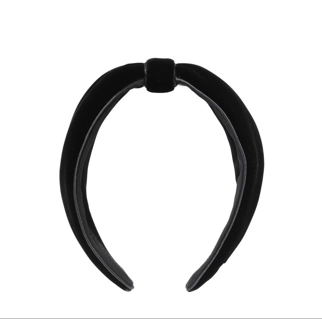 アレクサンドルドゥパリ　ベロアカチューシャ ブラック