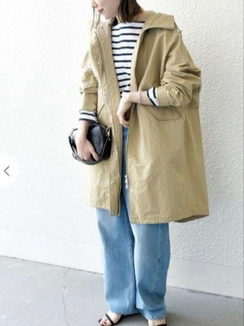 SHIPS any〈洗濯機可能〉オーバー フーディ ブルゾン コート