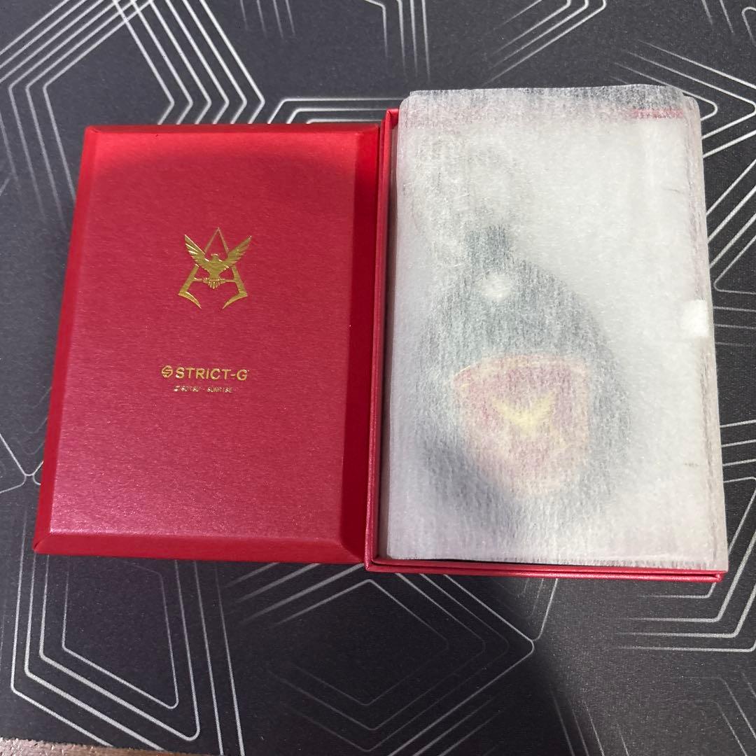 STRICT-G 赤い彗星 シャア専用 レザーキーホルダー 箱付き 未使用