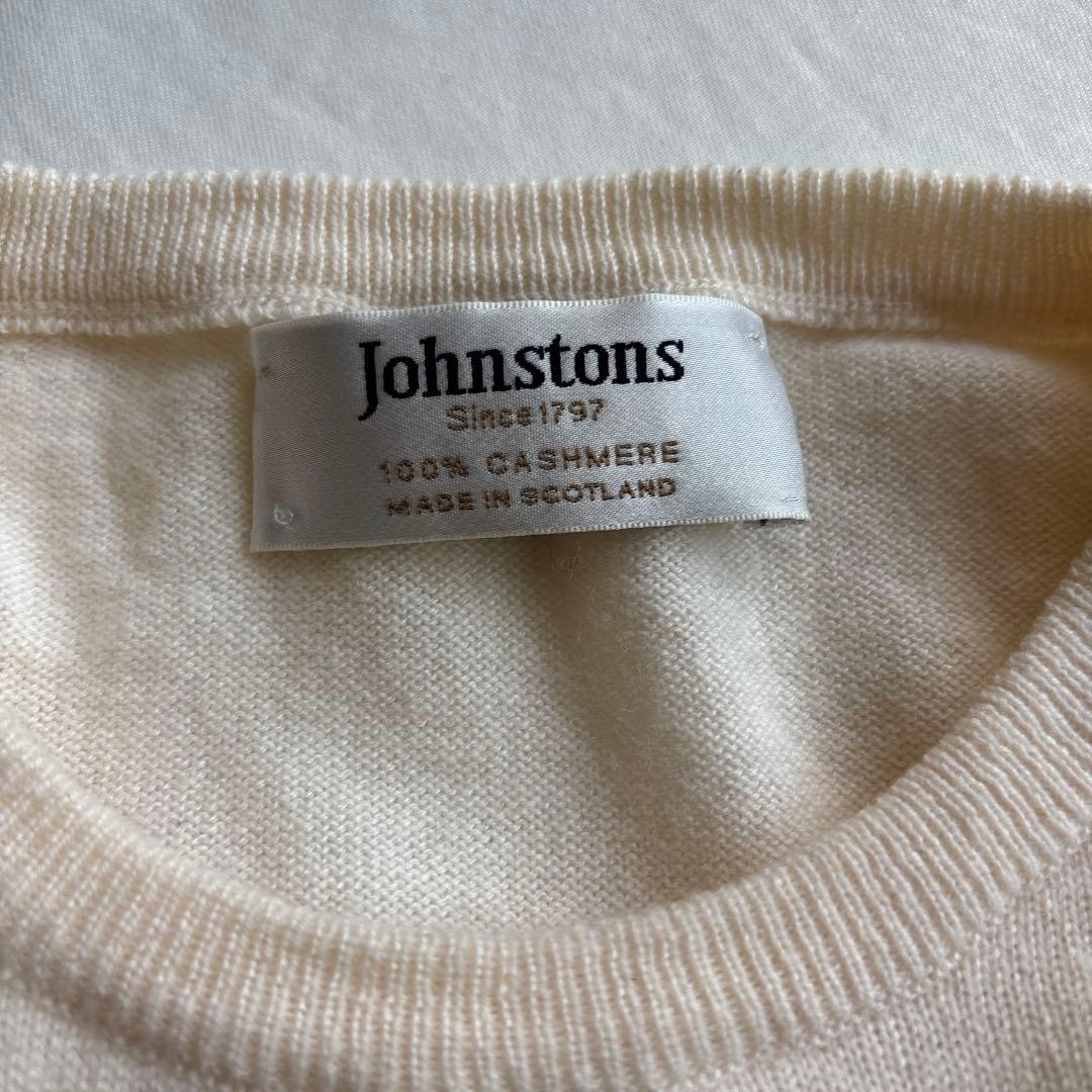 た*ん様 【美品】Johnstons 100%カシミヤ クルーネックセーター