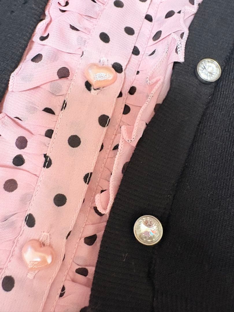 リズリサ姉妹ブランド★トゥララ★LIZLISA★カーディガンレイヤードチュニック