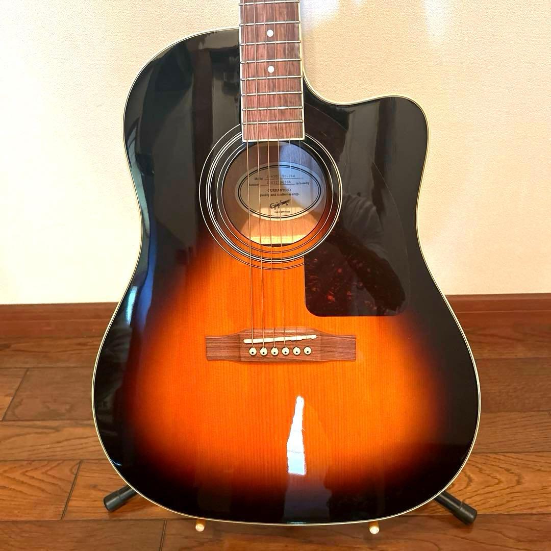 週末セール//エピフォンJ-45 Studio/エレアコ/美品